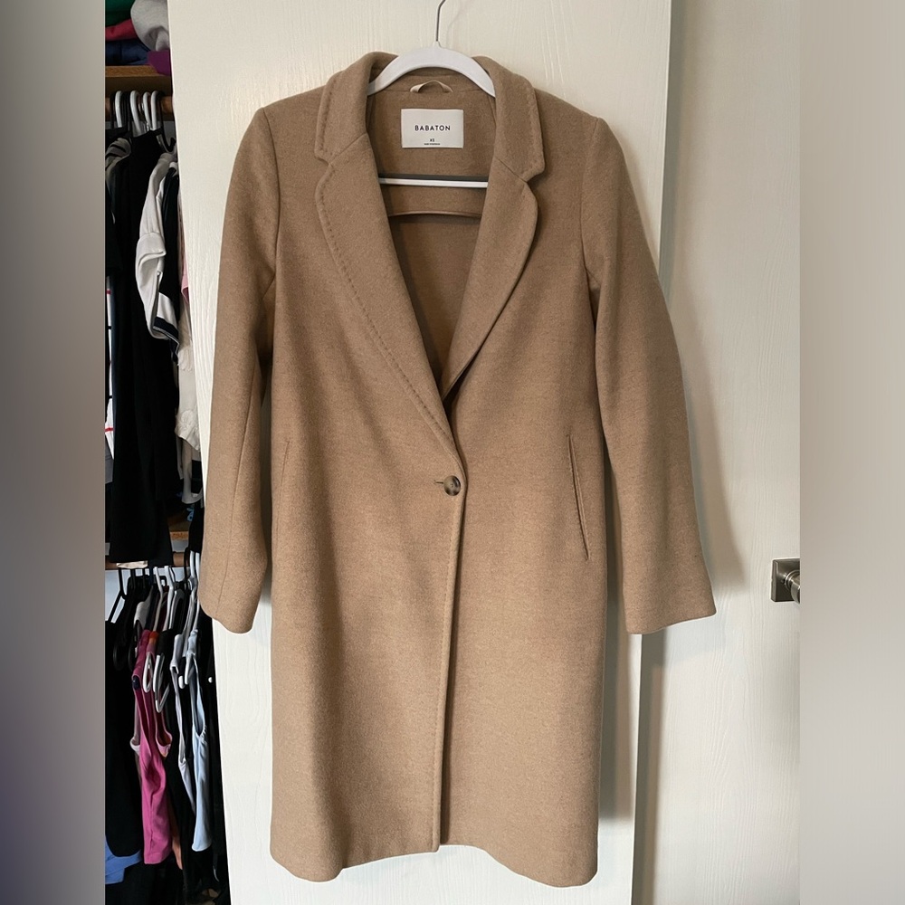 Babaton Classic Tan Trench Coat